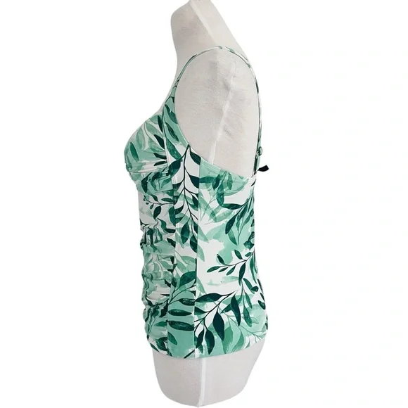 Nip Tuck Oasis Delores Tankini Green Singlet size 10 green white - Picture 5 of 14